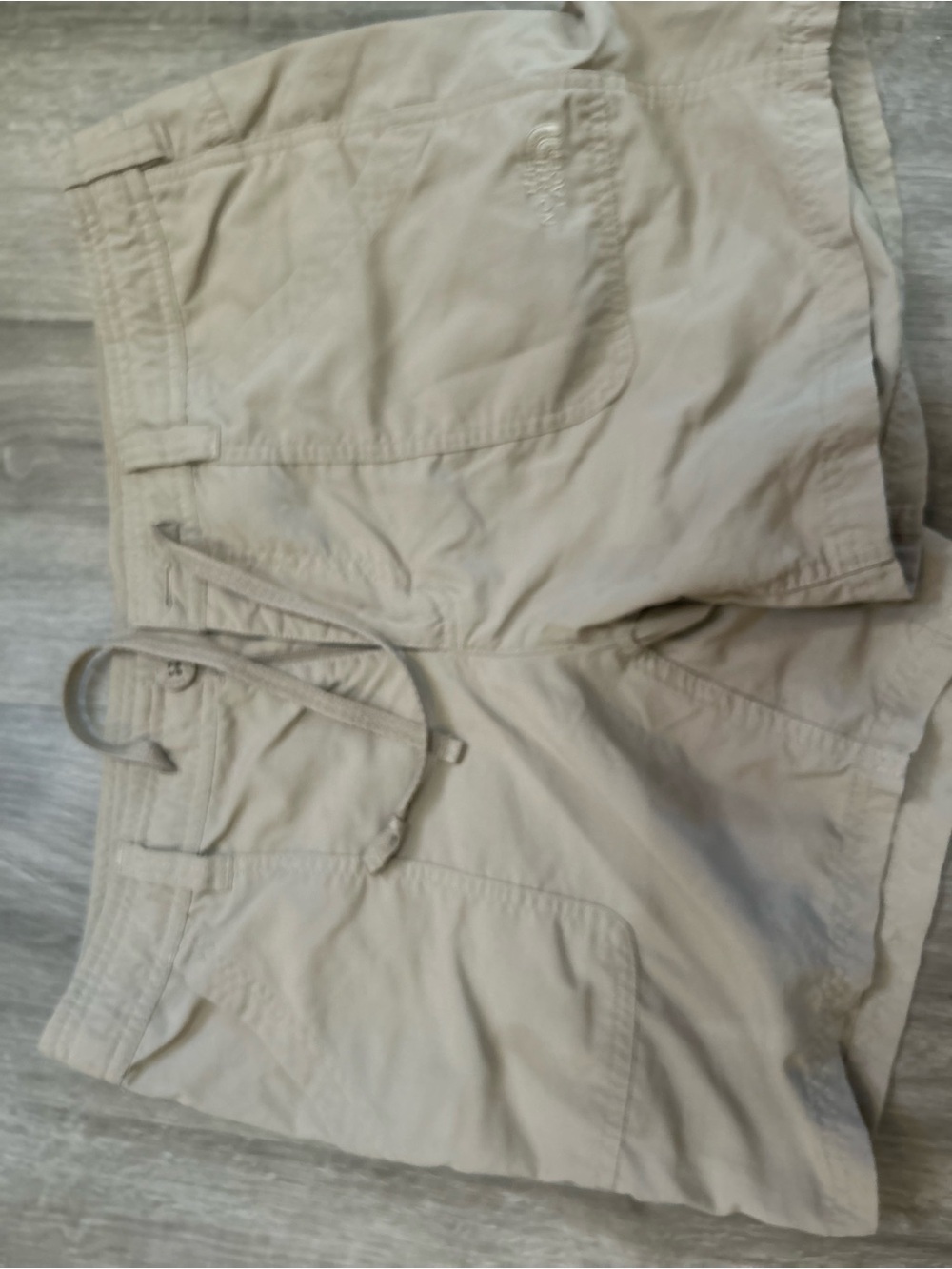 The North Face Women’s  Khaki Drawstring Athletic Shorts